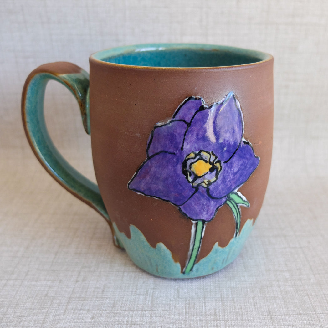 Hellebore Botanical Illustration Mug