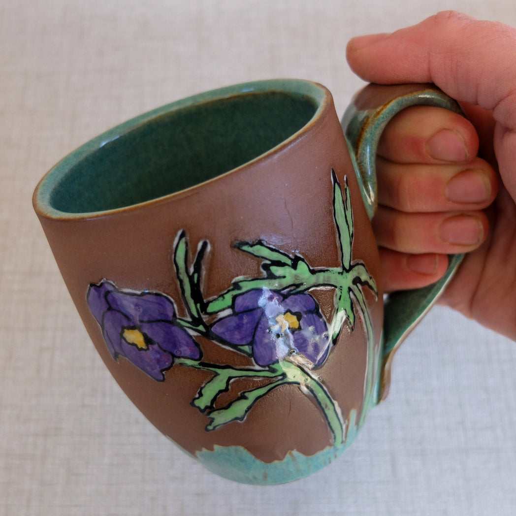 Hellebore Botanical Illustration Mug