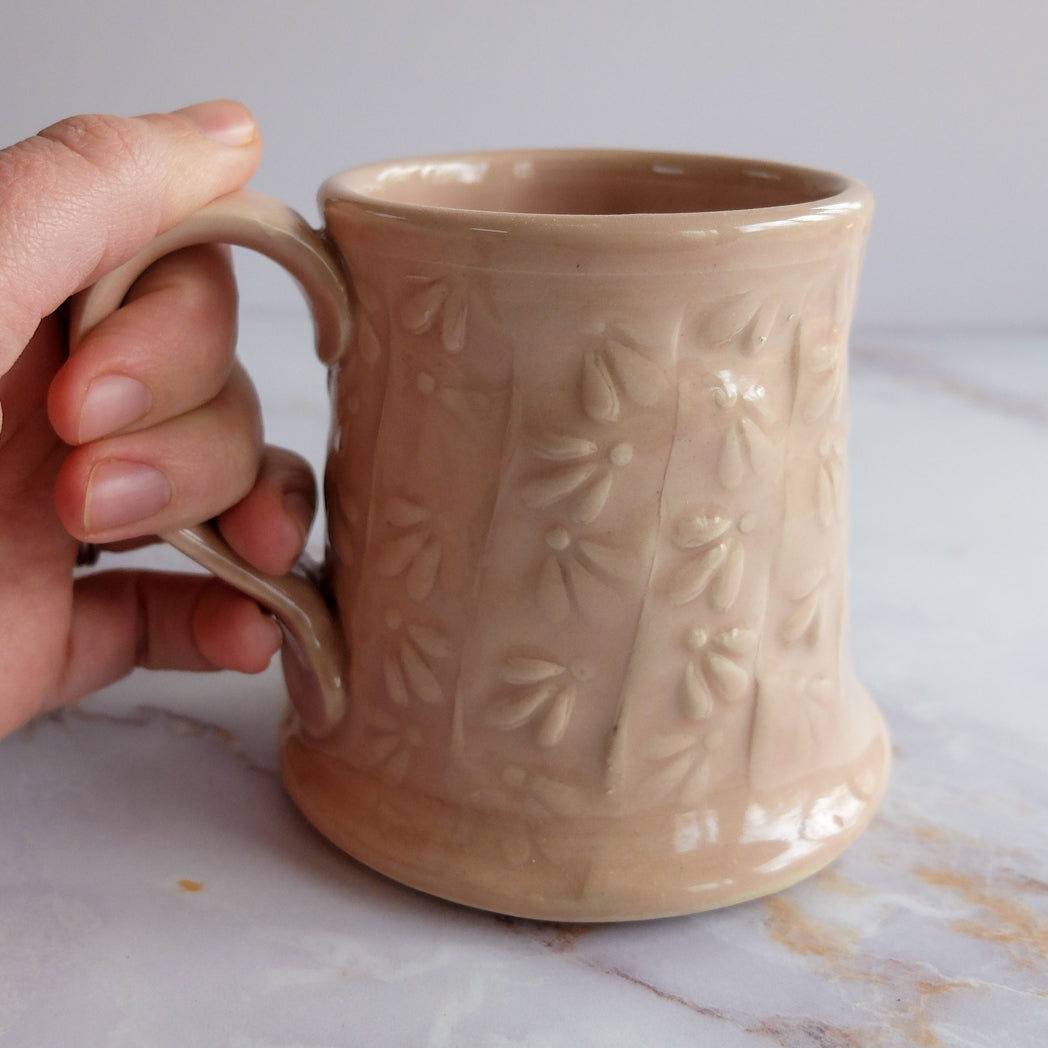 Stamped and Textured Mug #5